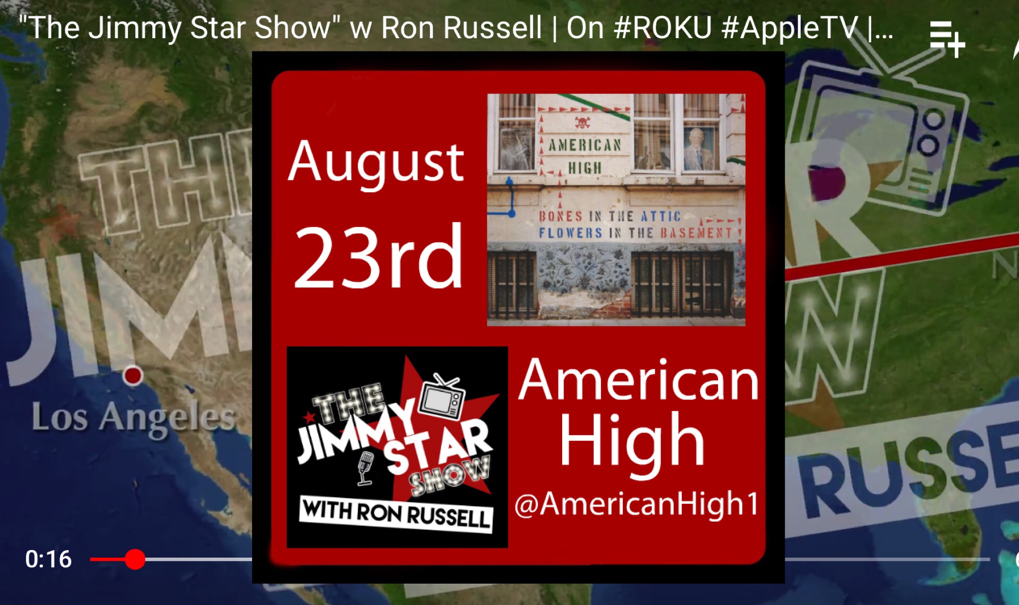 #YouTube #Celebrity #Interview | #Pop #Rockers American High | @DrJimmyStar @RonRussellShow #jimmystarshow #ROKU #jimmySTARSworld #itunes